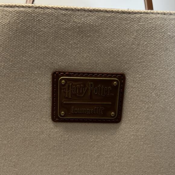 Loungefly Harry Potter Elder Wand Purse Deathly Hallows Canvas Handbag Pop Cult - Picture 8 of 16